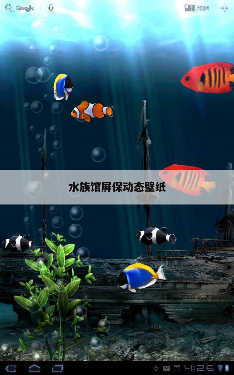 水族馆屏保动态壁纸